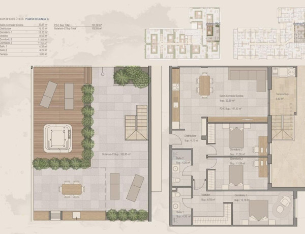 Ático en venta en Torre-Pacheco