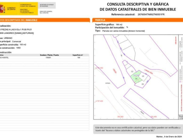 Piso en venta en La Felguera