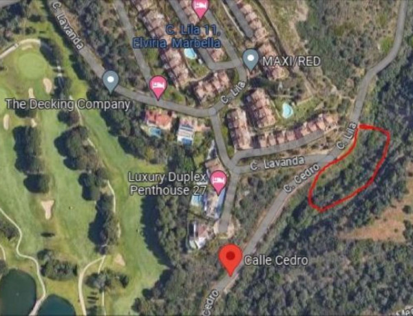 Terreno en venta en calle Cedro