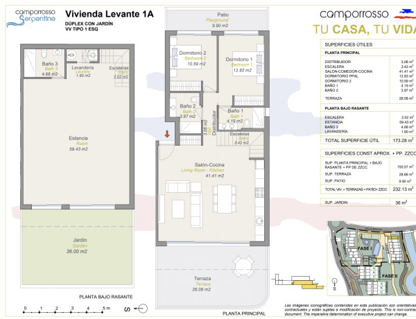 Camporrosso Serpentine apart