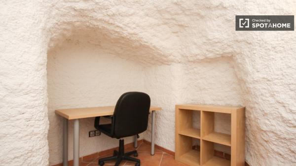 Sala de relax en apartamento en san francisco javier, granada.