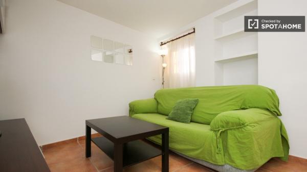 Sala de relax en apartamento en san francisco javier, granada.