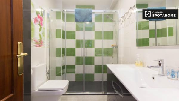 Huge room in 5-bedroom apartment in Indautxu, Bilbao