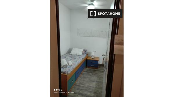 Pokoje do wynajęcia w 5-pokojowym mieszkaniu w Sant Antoni