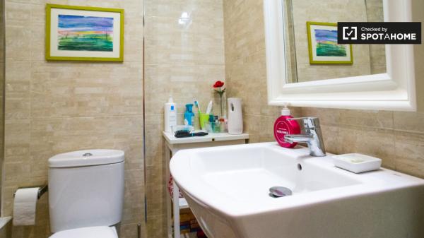 Ample room in 3-bedroom apartment in Abando, Bilbao