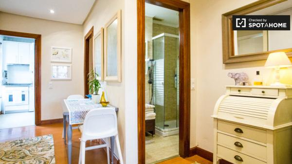 Comfortable room in 3-bedroom apartment in Abando, Bilbao
