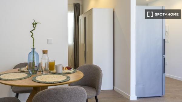 Apartamento completo de 1 dormitorio en Málaga