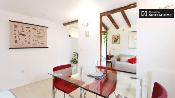 Tranquilo apartamento de 1 dormitorio en alquiler en Malasaña, Madrid