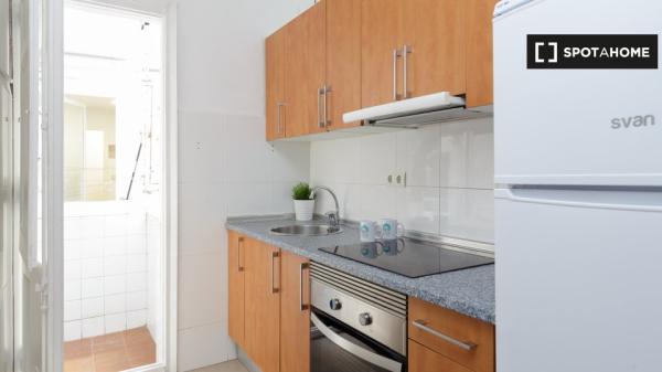 Habitación en alquiler en el apartamento de 3 habitaciones L’Hospitalet, Barcelona