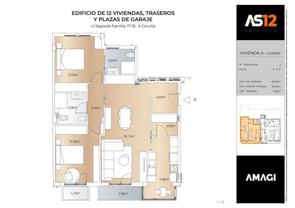 Piso en calle Sagrada Familia, 17