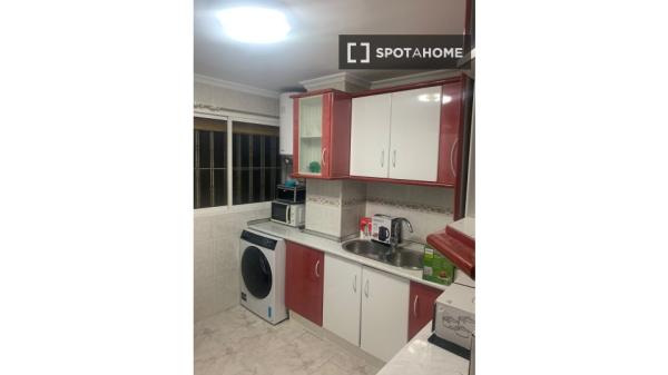 2 habitaciones en piso compartido en Málaga