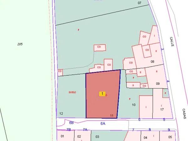 Terreno en calle Casas de Ayala