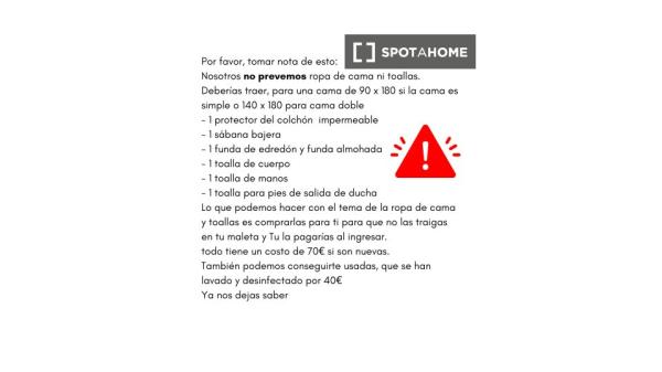 Habitación en piso compartido en valència