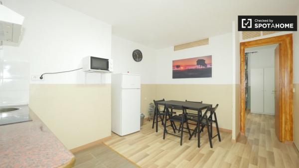 Spacious room in 4-bedroom apartment in El Raval, Barcelona