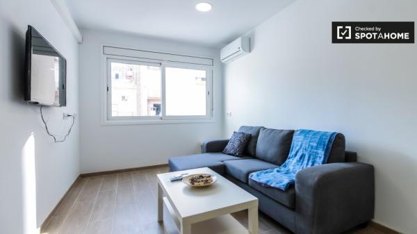 Elegante apartamento de 1 dormitorio en alquiler en Sants, Barcelona