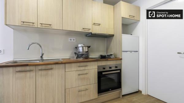 Elegante apartamento de 1 dormitorio en alquiler en Sants, Barcelona