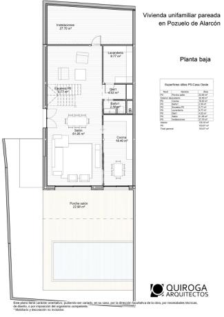 Chalet pareado en venta en Antonio López s/n