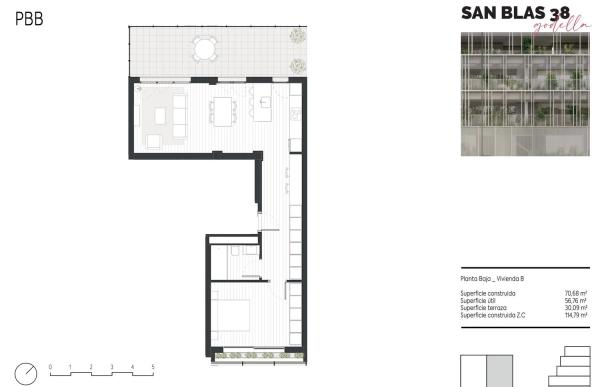 Piso en venta en de San Blas, 38