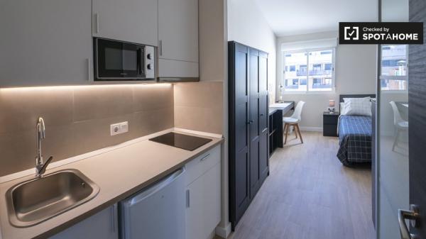 Estudio en alquiler en Burjassot, Valencia.