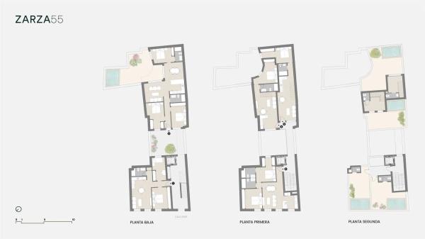 Dúplex en venta en Zarza, 55