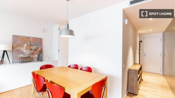 Piso moderno con vistas exteriores en Gracia