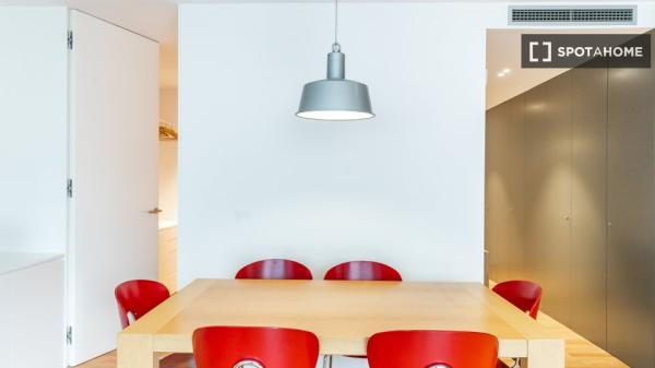 Piso moderno con vistas exteriores en Gracia