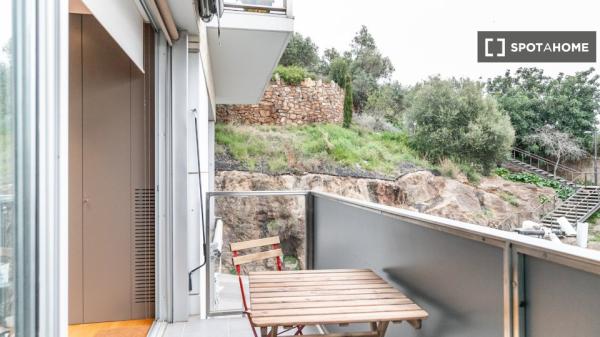 Piso moderno con vistas exteriores en Gracia