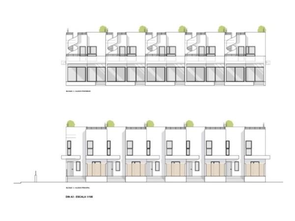 Chalet adosado en venta en calle del Portugal, 14