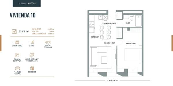 Ático en venta en Fucar, 5