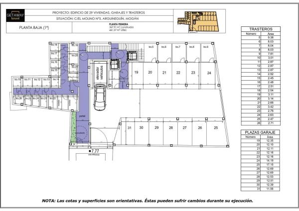 Ático en venta en Del Molino, 5
