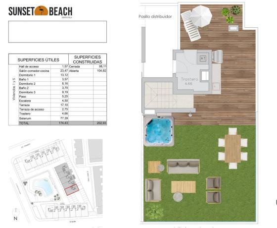 Ático en calle Venida de la Virgen