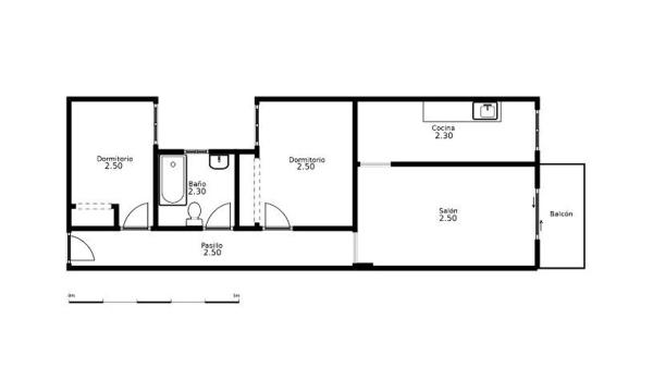 Piso en avenida Constitución