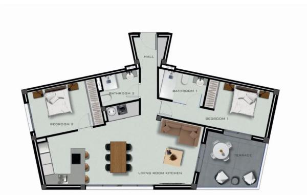 Piso en Barrio Villamartín-Las Filipinas