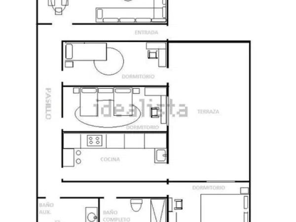Piso en Barrio Pont Nou-Corazón de Jesús