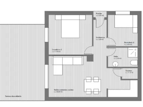 Piso en calle Zurbarán