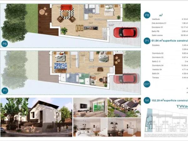 Chalet adosado en venta en calle Párroco Fernando Agudo Maroto, 7