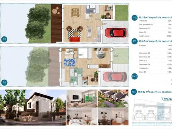 Chalet adosado en venta en calle Párroco Fernando Agudo Maroto, 7