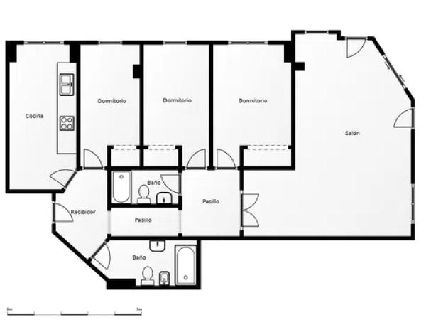 Piso en paseo de la Libertad, 19