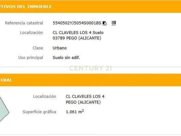 Terreno en Los Claveles