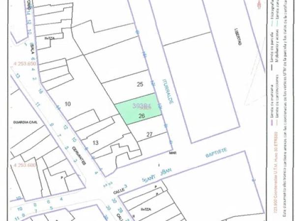 Terreno en calle Pedro Iturralde s/n