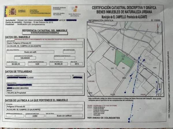 Terreno en calle de les Palmeretes, 26