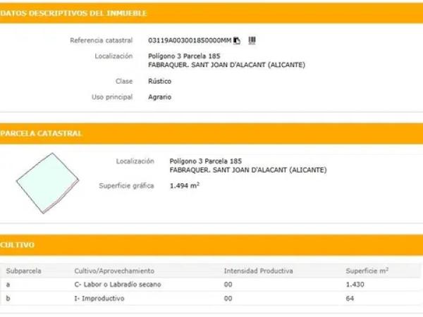 Terreno en camino de Marco s/n