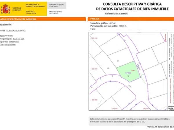 Terreno en calle Trujillo