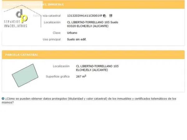 Terreno en calle Libertad, 105