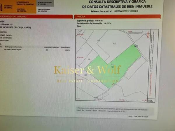 Terreno en Monforte del Cid
