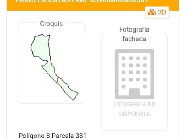 Terreno en calle de La Morera