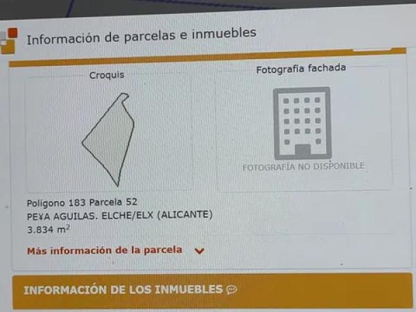 Terreno en camino Peña de las Águilas, 53