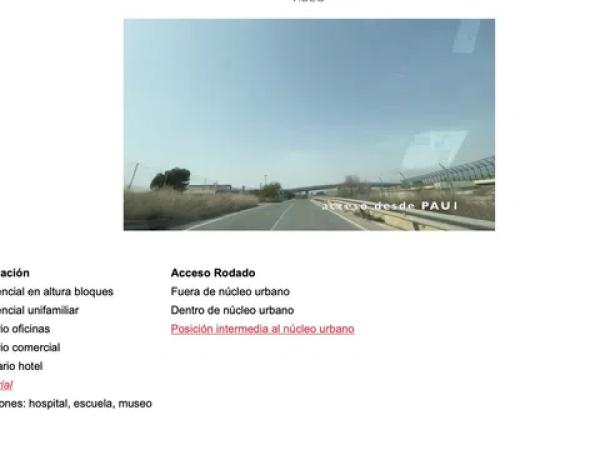 Terreno en calle de Borja, 42