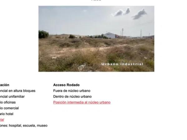 Terreno en calle de Borja, 42