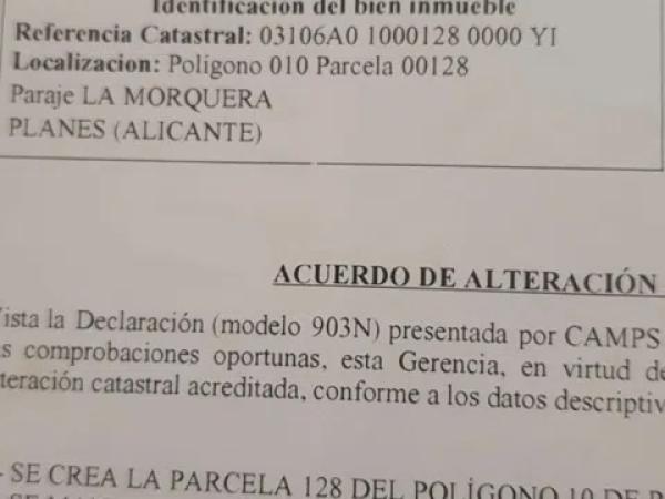 Terreno en Partida Morquera, km 10.260